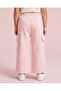 Girls Pink Cargo Pocket Track Pants - 6