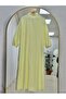 Maruna Poplin Pleated Button Dress-Na2404 Yellow - 4