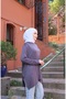 تونيك قطني ممشط فضفاض بفتحات جانبية - 4