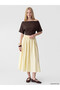 Xside Brown Boat Neck Women's T-Shirt - 2