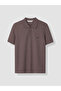 Lcw vision plum polo neck men's t-shirt - 6
