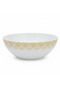 Larah by White & Gold Opalware Serving Bowl 8 Inch