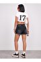 Jeans Shorts White with Ripped Detail - 4