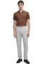 Regular Fit High Waist Men's Fabric Trousers Gabriano - 3