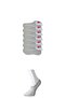 Gray Women's Invisible Socks 6 Pairs