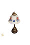 -Lampshade-Table Lamp-Night Light-Tulip Pattern(4)-Corded-Decorative-Handmade-With Transparent Porcelain Hat - 3