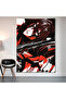 Attack on Titan Mikasa Ackerman Wall Covering Wall Tapestry First Quality Satin Fabric Poster