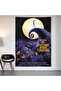 The Nightmare before Christmas Wall Covering Wall Tapestry First Quality Satin Fabric Poster