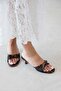 Tilda Women's Heeled Satin Sandals Leopard - 2