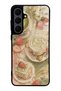 Samsung S25 Fe Sage Strawberry Matcha Design Glossy Phone Case