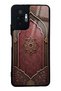 Xiaomi Redmi Note 10 Pro Burgundy Glossy Phone Case with Ottoman Emblem Design
