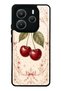 Xiaomi Redmi Note 14 5g Vintage Cherry Blossom Design Glossy Phone Case
