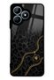 Realme Note 50 Black Panther Gold Design Glossy Phone Case