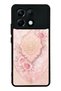 Xiaomi Poco X6 Pro Glossy Phone Case with Blush Ottoman Rose Design