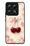 Xiaomi Mi 14t Glossy Phone Case with Cherry Pearl Ribbon Design