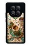 Xiaomi Redmi Note 15 Glossy Phone Case with Turquoise Ottoman Coffee Design