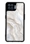 Oppo Reno 4 Lite Glossy Phone Case with Ivory Pearl Flow Design