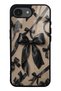 iPhone 16E Glossy Phone Case with Midnight Bow Design