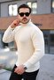 Men's Turtleneck Knitted Sweater - 2