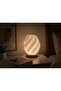 مصباح طاولة LED للطباعة ثلاثية الأبعاد مزود بكابل USB وغطاء مزخرف مقاس 18 × 14 سم بتصميم عصري - 6
