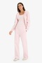 Women's Canvas Trousers B8571Ax/Pn38 Lt.Pink - 2