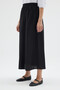 Women's Voile Fabric Crinkled Long Lined Crush Skirt with Pockets - 5