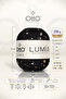 Lumia • Black-Gold Sequin (9412) • 4-Pack × 50 Gr / 90 m • 3+6 mm Double Size Sequin Knitting Yarn • Blouse, Shawl, Bandana - 2