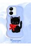 Vivo Y36 5g Compatible Case Camera Protector Blue Silicone Couple Phone Case Cat Pattern - 2
