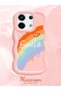 Poco X6 5g Compatible Case Camera Protector Pink Silicone Couple Phone Case Rainbow Pattern - 2