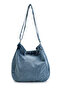 Double Pocket Denim Women's Crossbody Bag Allison Blue - 3