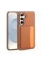 Galaxy A26 Case with Card Holder and Raised Camera Silicone Cover - 3