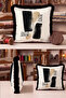 Modern Abstract Decorative Geometric Fringed Pillowcase - Artistic Minimal Tassel Throw Pillow Cover