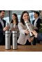 Customized with Your Logo, 5 Pieces of 5338 Steel Thermos with Digital Strainer, 450 ml Corporate Thermos - 3