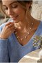 Handmade 2-Row Pearl Special Design Necklace - 2