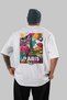 Paris France 7 White Oversize Country City Back Printed Unisex T-Shirt 100% Cotton Premium - 2