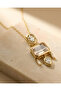 Stone Pendant Necklace - 4