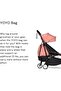 YOYO Stroller Bag - Provides Additional, Sturdy Storage for the Yoyo2 Strollers & Prams - Includes Wheelbase & Hooks - 3