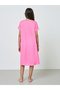 Teens Pink Boba Tea Print Nightdress - 4