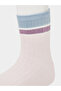 Girls Pack Of 5 - Striped Quarter Socks - 5