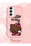 Samsung Galaxy A16 Compatible Case Camera Protector Pink Silicone Couple Phone Case Kitty Pattern - 2