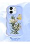 Infinix Smart 9 Compatible Case Camera Protector Blue Silicone Couple Phone Case Butterfly Pattern - 2
