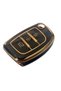 Hyundai Accent Blue I20 I30 Compatible Remote Key Protection Case Auto Keychain Black Gold - 2