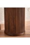 DRITON CONSOLE TABLE WITH MIRROR MARBLE - WHITE & LIGHT BROWN - 5