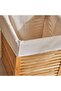 Debby Bamboo with Liner Storage Basket 25x25x30cm - Natural - 3