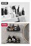 Shower Caddy Organizer Shelves | No-Drill Self-Adhesive Bathroom Storage Rack | Rustproof Wall Mounted Shower Shelf for Shampoo, Conditioner & Soap | Kitchen, Bathroom & Toilet Organizer | 2 - 5