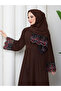Women's Lace-Detachted Shawl with Lace Details, Tesstur Ferace Kep - 2