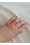 3 Pieces of Adjustable Steel Rings with Enamel Colors - 2