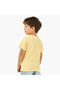 Crew Neck Short Sleeves T-shirt with Vehicle Print - 3