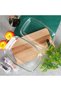 Vas de copt termorezistent cu capac de sticlă Solid 3+1.5 L - 5