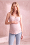 Maternity Sand Beige Twill Viscose Blended Crew Neck Sleeveless Buttoned and Ruffled Strap Blouse Paloma - 4